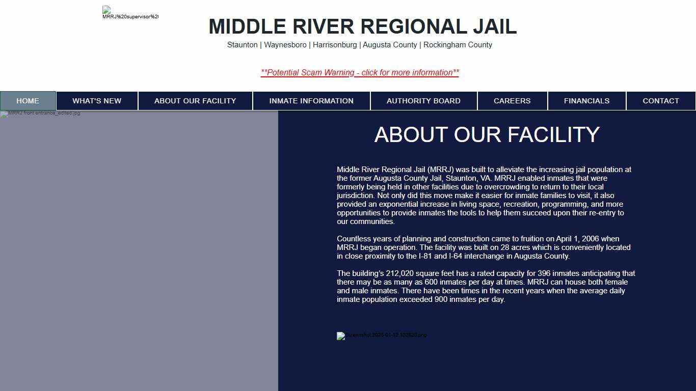 Middle River Regional Jail
